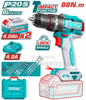 Total TIDLI208682 Brushless Cordless Impact Drill 86Nm