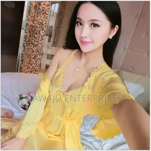 Set ya Lingerie ya Satin ya Kifahari 2pcs