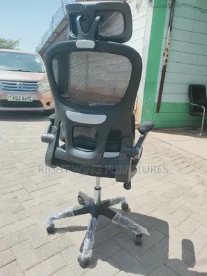 Boss Office Products Kiti cha Wageni cha Mesh - Nyeusi