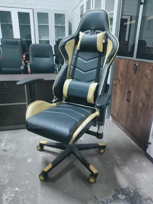 Boss Office Products Racing Gaming Chair - Nyeusi/Brown