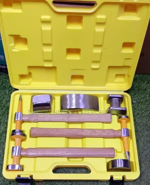 7-Piece Panel Beating Hammer & Dolly Set