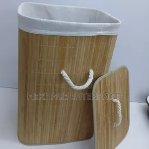 Kikapu cha Kufulia cha Mbao - Kinachokunjwa, Uwezo Mkubwa