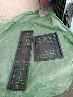 Full Set Square & Oblong Plastic License Plate Frames