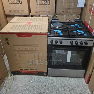 Von Cooker 60x60cm: 3 Gas + 1 Umeme Standing Cooker