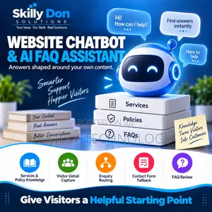 Chatbot AI Msaidizi wa Maswali Yanayoulizwa Mara Kwa Mara
