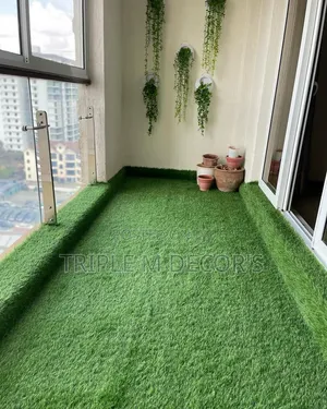 Carpet ya Nyasi Bandia ya Rangi Mbalimbali ya Kijani