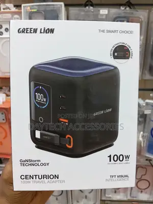 Green Lion Centurion 100W Travel Adapter Fast Charger