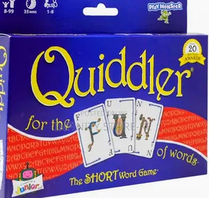 Quiddler Mchezo wa Kadi za Kuunda Maneno