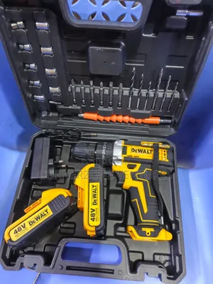 DeWalt 48V Cordless Drill Set - Mpya Kabisa