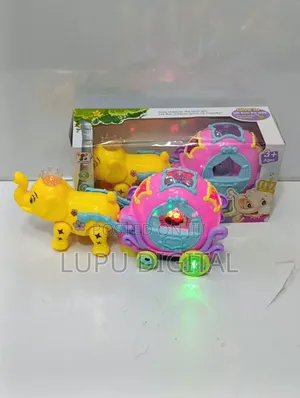 Elephant Ride-On Car with Battery and Sound