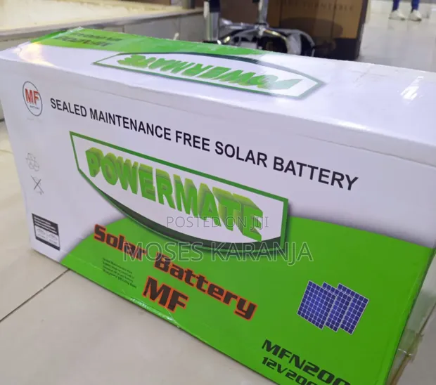 Powermate MFN200 12V 200Ah Rechargeable Solar Battery - 1