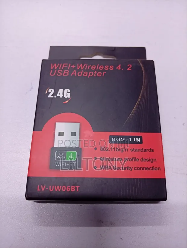 WiFi + Bluetooth 4.2 USB Adapter - 1