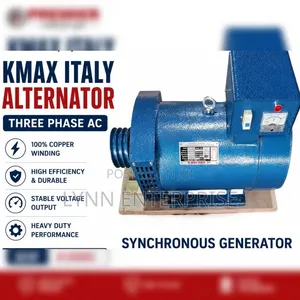 Kmax Italy 15hp 3-Phase AC Synchronous Generator/Alternator