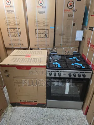 60x60cm VON Cooker: 3 Mabango ya Gesi + 1 Bamba la Umeme