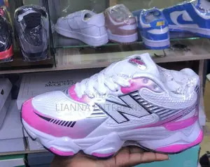 New Balance 2002R White & Pink Women's Sneakers