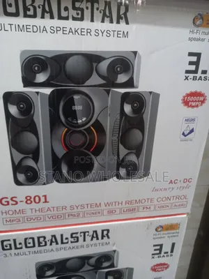Globarstar Woofer - Mpya Kabisa 3.1 System