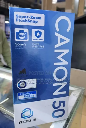 Tecno Camon 50 Mpya 256GB Gray
