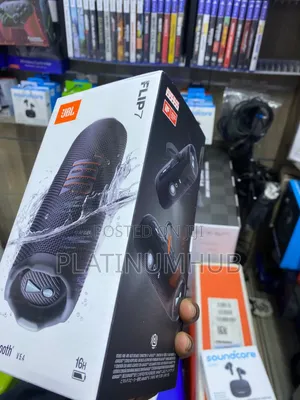 JBL Flip 7 Speaker Halisi - Nyeusi
