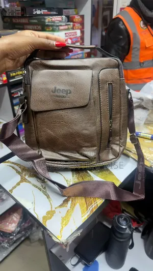 Dark Brown Jeep Sling Shoulder Bag - KES 999