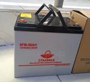 Starmax 12V 50Ah Betri ya Solar Deep Cycle