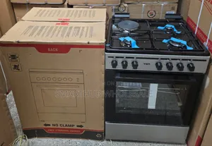 60x60cm VON Cooker: 3 Gas Burners + 1 Electric Plate