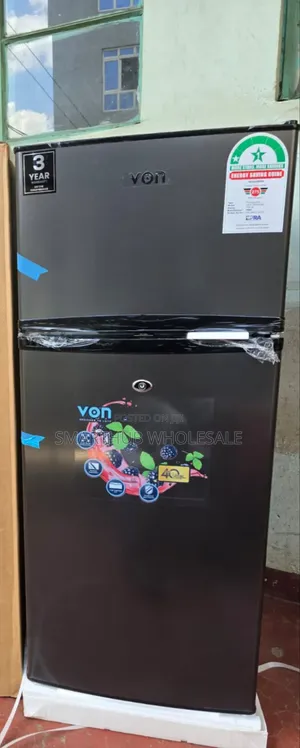 Von Fridge Mlango Mbili 125L Direct Cool