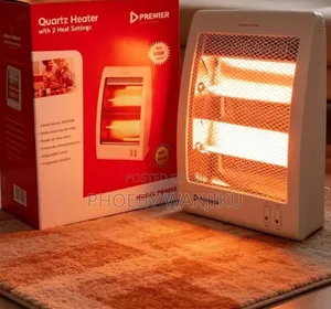 Premier 800W Quartz Heater ya Chumba
