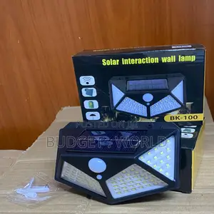 3-Mode Solar Motion Sensor Wall Light (100 LED)