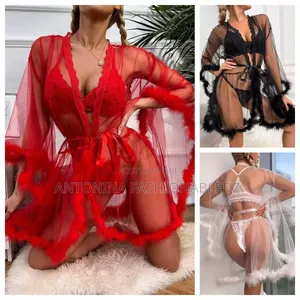 Lingerie Cover Up with Thong - Free Size