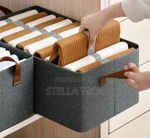 Foldable Clothes Storage Box Organizer