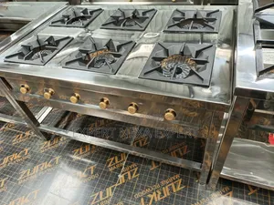 Six Burner Commercial Gas Cooker