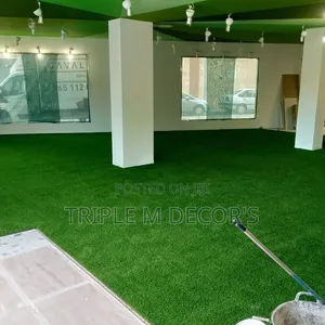Carpet ya Nyasi Bandia ya Kijani ya Msimu Wote