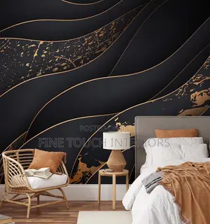 Luxury 3D Wallpaper - Feature Wall Design