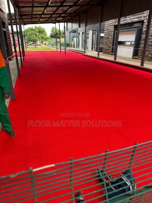 Red Artificial Grass Carpet - 15mm