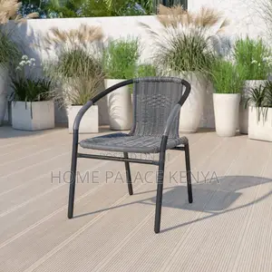 Kiti cha Kisasa cha Plastiki cha Rattan cha Chakula