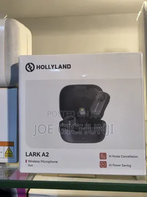 Hollyland Lark A2 Duo Wireless Microphone System - Mpya Kabisa