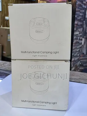 Multi-Functional Rechargeable Camping Lantern with Power Bank
