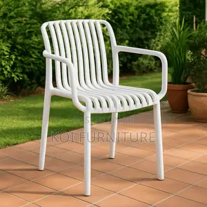 Viti Vyeupe vya Dining vya Ergonomic Vinavyoweza Kuchanika