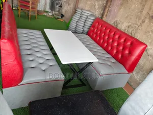 Bar and Restaurant Couches with Marble Table