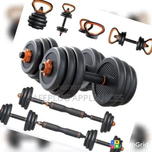 Seti ya Kettlebell Inayoweza Kurekebishwa 30KG 6-in-1 - Mazoezi Nyumbani