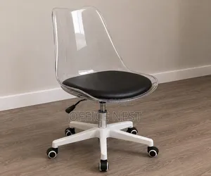 Transparent Ergonomic Swivel Office Chair