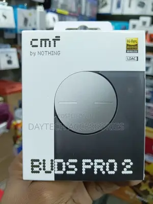 CMF by Nothing Buds Pro 2 Hybrid ANC Wireless Earbuds - Nyeusi