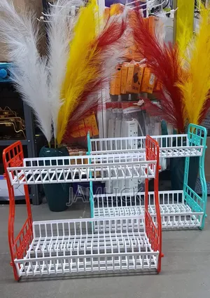 2-Tier Plastic Dish Rack