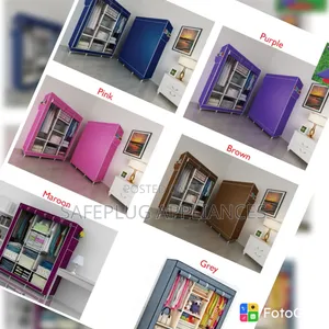 3-Column Wooden Wardrobe - Spacious & Stylish