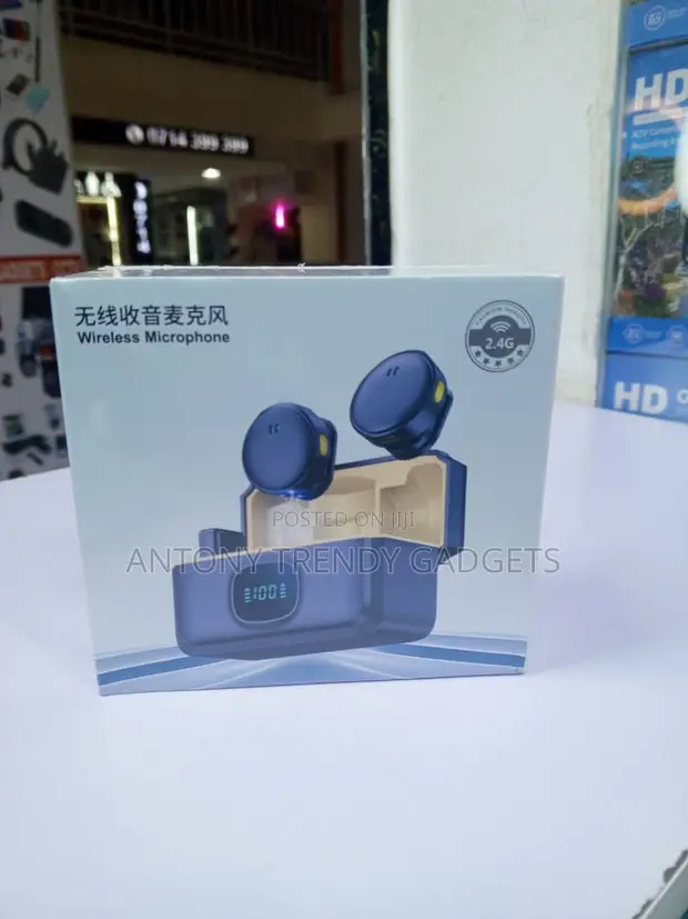 Dual Wireless Magnetic Clip Microphone, 30H Battery, Noise Cancelling - 1