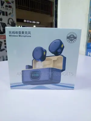 Wireless Dual Lavalier Microphone with Charging Case