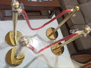Heavy Duty Crowd Control Stanchions with Velvet Rope