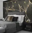3D Wallpaper kwa Mapambo ya Ndani ya Chumba cha Kulala - 1