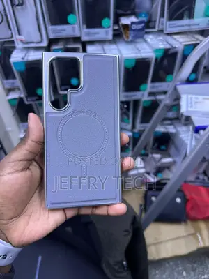 Kifaa cha Kuti cha Ngozi cha MagSafe cha Sumaku kwa Samsung Galaxy S24 Ultra