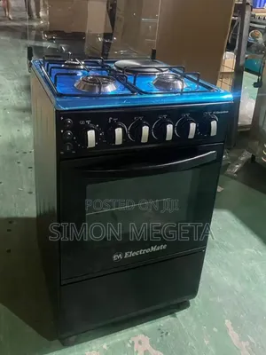 Electromate 50x55 Cooker ya Kusimama 3+1 na Oven ya Umeme